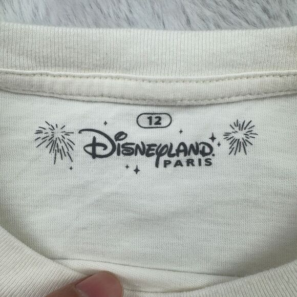 Disneyland Paris Mickey Mouse Eiffel Tower Long Sleeve T-Shirt Size 12 - Picture 4 of 6